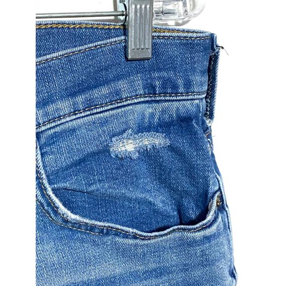 Hollister Jeans Skinny Epic Flex Mens 31 x 32 Light Wash Distressed Whiskered - Picture 6 of 12